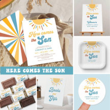 Here Comes The Son Baby Shower