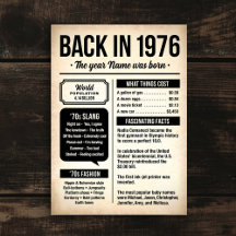 1970-1979 Back in the Day Cards