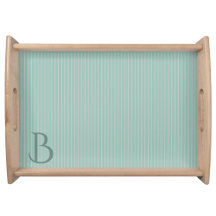 Duck Egg Blue Striped Home Decor