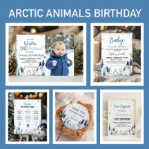 Arctic Adventure Animals Birthday