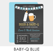 Baby-Q Beer Bottle Co-Ed Baby Shower