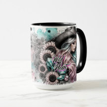 Cute Western Cowgirl Mugs