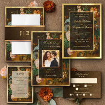 Elegant Fine Art Floral Still Life Wedding Suite
