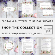 Elegant Florals & Butterflies Bridal Shower
