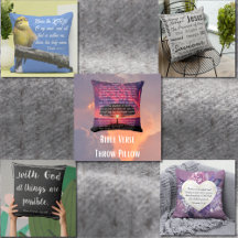 Bible Verse Throw Pillow Gifts