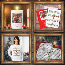 Cute Red Green Christmas Pattern Collection