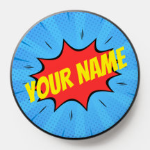 Comic Book Superhero Red Blue Yellow