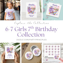 Girls 6-7 Seventh Birthday