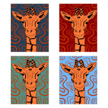 Eclectic Giraffe Posters Collection