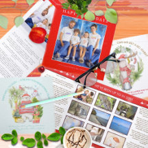 All in One Trifold Newsletter & Christmas Cards