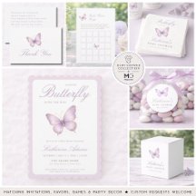 Purple Butterfly On The Way