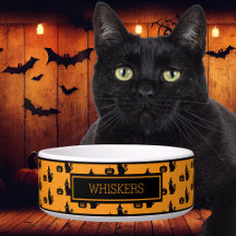 Personalized Halloween Black Cat Pumpkin Pet Gifts