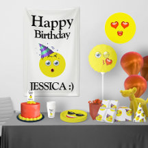 Emoji Themed Birthday Party Supplies