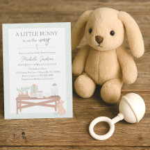  Bunny on the Way Baby Shower