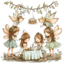 Whimsical Vintage Fairy and Friends Birthday Party
