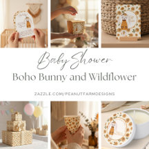 Boho Bunny & Wildflower Baby Shower