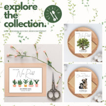 New Home New Address Moving Announcement