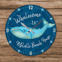 Nautical Blue Whale Beach Collection
