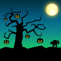 Spooky Halloween Pumpkin Tree