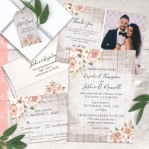 Rustic Romantic Roses Wedding Collection