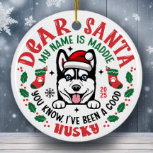 Custom Dog Christmas Ornaments