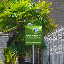 Customize Sporting Facility Metal Signs