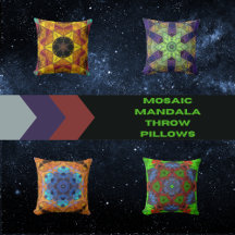 Mosaic Mandala Pillows