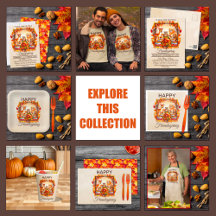 Friendsgiving Woodland Animals Fall Leaves