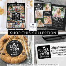 Modern Graduation Fancy Class Year Photo