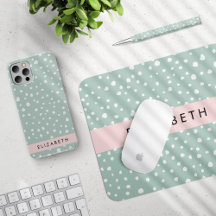 Mint Dalmatian Dots - Home Decor Collection