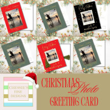 Christmas Seasonal Photo Greeting 