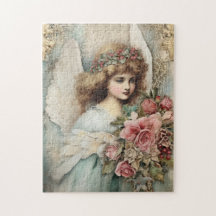 Beautiful Watercolor Angel Jigsaw Puzzles
