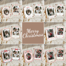 Whimsical Holly & Ribbon Christmas