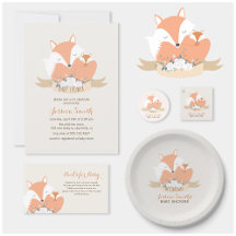 Foxes Baby Shower