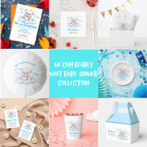 We can bearly wait bear baby boy shower