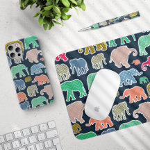 Colorful Elephants - Home Decor and Accessories