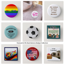 Pin-Back Buttons Badges