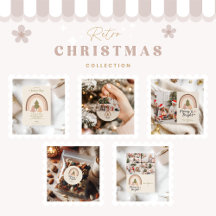 Retro Neutral Rainbow Merry & Bright 