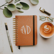 Personalized Monogram Photo Collage Planner