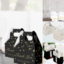 Wedding Thank You Favor Boxes