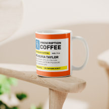 Customizable Personalized Funny Prescription Mugs