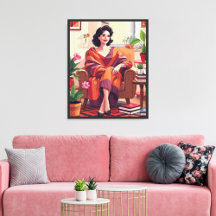 Danishq by Dipak Vibrant Minimalist Portraits Art