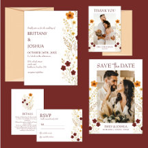 Autumn Wildflowers Wedding Collection 