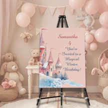 Winter Princess Castle Collection for 4th Birthday