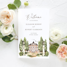 Vintage Watercolor Manor Collection