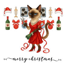 Christmas Glam Cat Life – Holiday Chaos in Style
