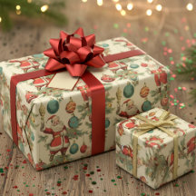 Kitschy Santa and Ornaments Collection