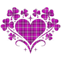 Red Violet and Woodsmoke Plaid