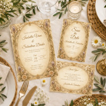 Timeless Art Nouveau Botanical Romance Wedding