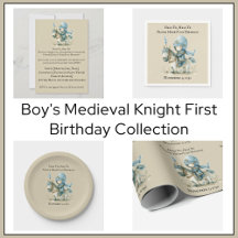 Hear Ye Boy's Medieval Knight 1st Birthday